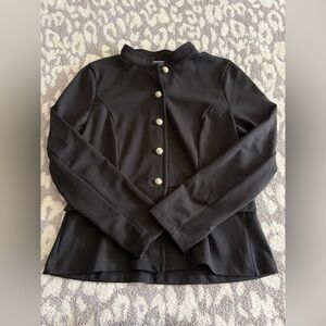 tommy hilfiger smooth button up blazer